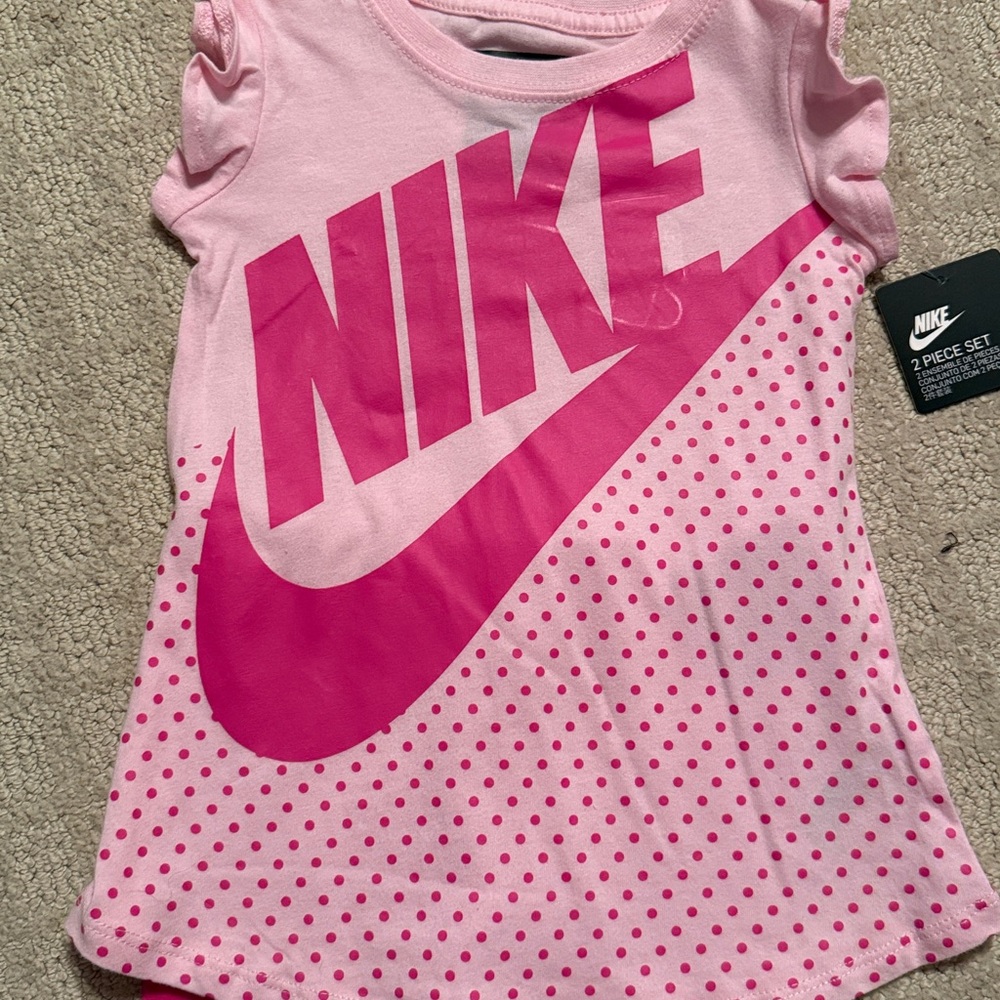 Nike Pink Graphic Toddler Dress